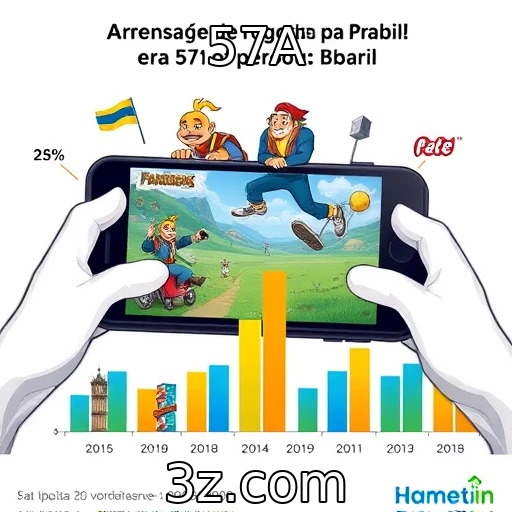 Crescimento do mercado de jogos mobile no Brasil - 57A